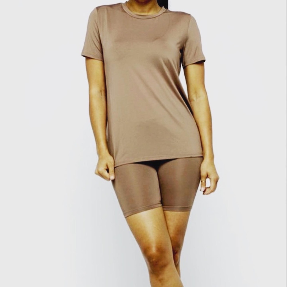 Biker shorts set